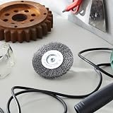 Bosch 1x PRO Steel Longlife Wire Wheel 100 mm 6 mm Shank Crimped Wire view 2