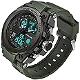 Mens Watch Military Sports Outdoor Waterproof Watches for Men Date Multi Function Tactics Alarm Stopwatch Analog Watches
