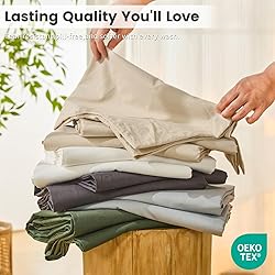 Bedlifes 100% French Pure Linen Sheets Queen Size