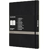 Moleskine PRO Notebook, Soft Cover, XL (7.5" x 9.5") Professional Project Planning, Black, 192 Pages