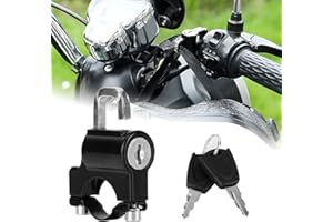 PSLER Motorcycle Helmet Lock-with 2 Keys Universal Anti Theft Helmet Security Lock-Helmet Lock Adjustable 22mm-24mm