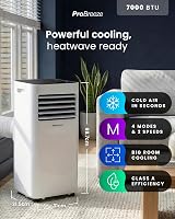 Pro Breeze 7000 BTU Portable Air Conditioner with Remote Dual Window Kits view 2