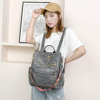 pu backpack women's