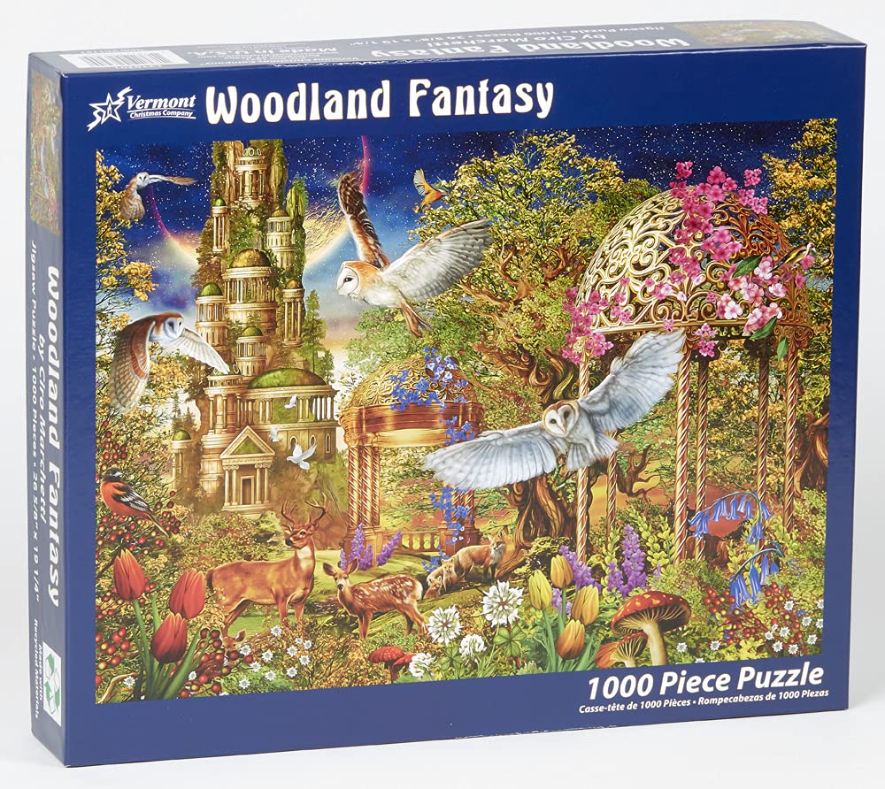 Vermont Christmas Company Woodland Fantasy Jigsaw Puzzle 1000 Piece