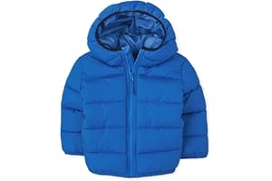 The Children's Place Baby and Toddler Boys' Medium Weight Wind-Resistant, Water-Resistant Puffer Jacket