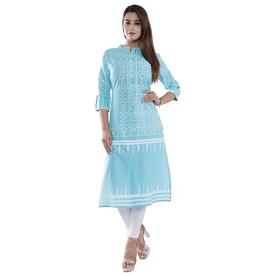 Women's Cotton Straight Kurta