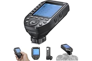 Godox XProII-S TTL Wireless Flash Trigger Transmitter Compatible for Sony Cameras,2.4G 1/8000s HSS,Bluetooth Connection,New Hotshoe Locking,16 Groups and 32 Channels