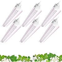 Barrina 2FT T8 Grow Light, 144W(6 x 24W), 800W Equivalent, Full Spectrum, Sunlight Plant Light, LED Grow Light Bulbs, for Ind