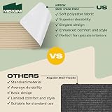 MBIGM 8 x 25.6 Inch Non-Slip Carpet Stair Treads 15-Pack Camel view 7