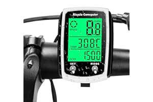 Bike Speedometer Wireless GPS Cycle Computer LCD Backlight for Road/MTB