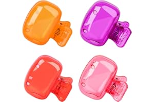 Eaezerav 4 Pack Toothbrush Covers Caps Tooth Brush Protector Toothbrush Coverings Clips Portable Plastic Tooth Brush Head Case for Travel, Business, Camping, School, Home