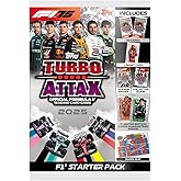 Topps F1 Turbo Attax 2025 Starter Packs | Includes 20 Turbo Attax cards | Trading Card Games