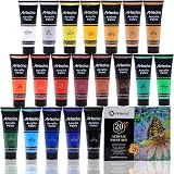 Artecho 20 Colors Acrylic Paint Set 120ml Tubes Professional Artist view 1