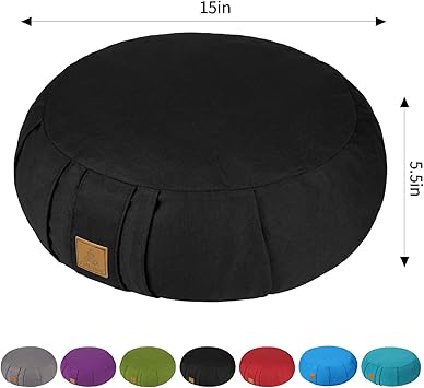 Amazon.com: FelizMax Zafu Cojín redondo de meditación ...