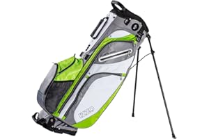 IZZO Golf Versa Ultra-Lite Stand Golf Bag with Exclusive Features, Red/White/Blue