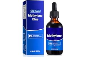 APU.FAIRY Methylene Blue Pharmaceutical Grade - Methylene Blue Drops 1%- USP Grade Ultra Pure Electrolytic - Nootropic Supplement for Humans