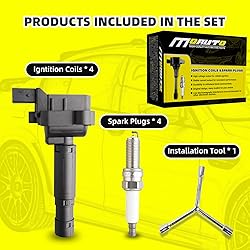 MOAUTO Set of 4 Ignition Coils Pack UF658