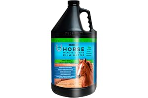 Microbe-Lift Horse Manure & Urine Eliminator – 1 Gallon – Concentrated Formula for Waste & Bedding – Safe for Horses, Feed & Water Areas – Freshens Stalls, Barns & Bedding