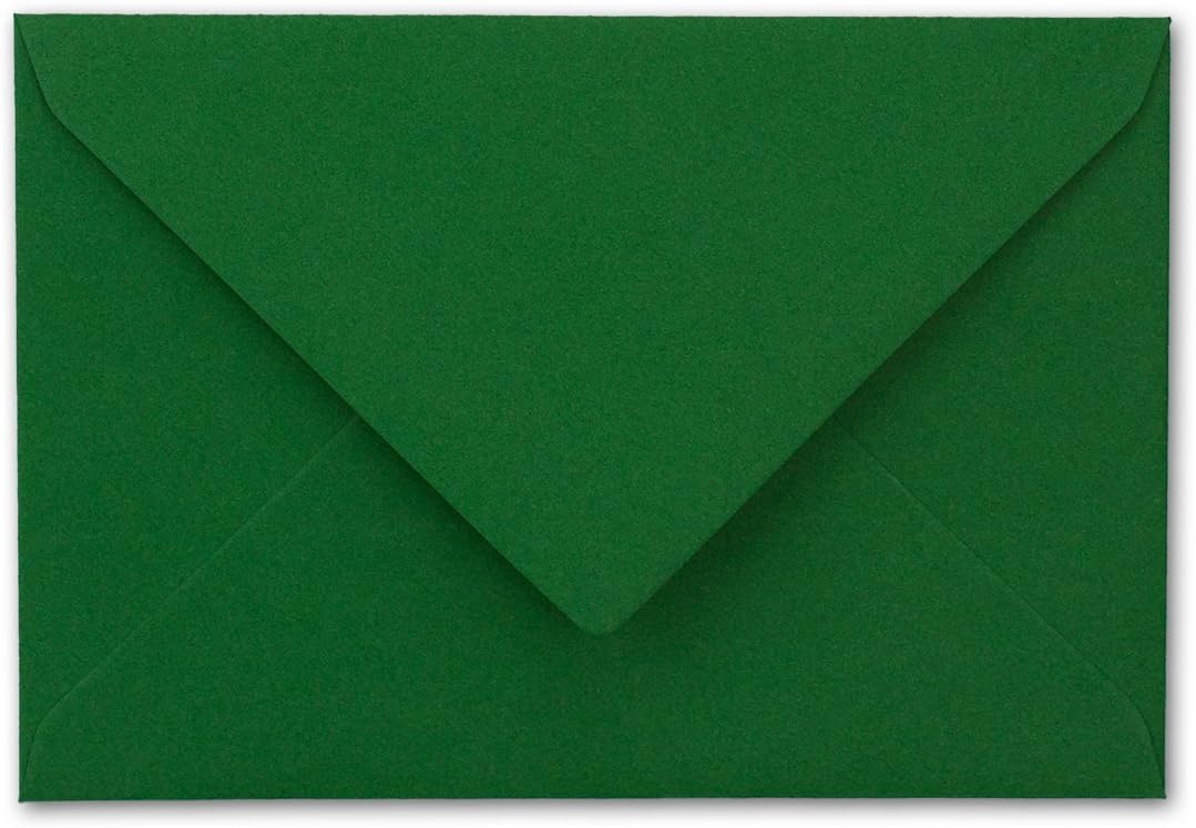 DIN C6 Coloured Envelopes with Metallic Lining DIN C6 / 25 Stück blau / Goldfutter - Image 4