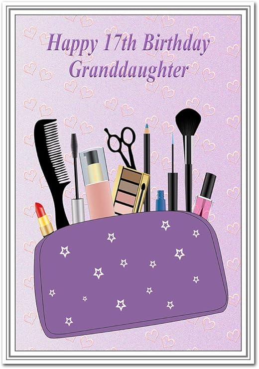 granddaughter 17th birthday card