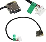 Gintai DC Power Jack Charging Port Cable for HP Pavilion 799749-S17 806746-001 view 3