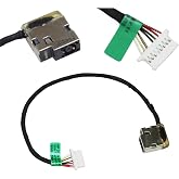 GinTai DC Power Jack Cable Charging Port for HP 15-AB 15-CN 15-CP 15-EF | 15-DY 17M-CE 15S-DU 15-bs 15-bw 15T-BR 15Z-BW 250 255 G6 17-X 17-Y 17Z-Y 17T-X 799749-S17 806746-001 L20106-001 Laptop
