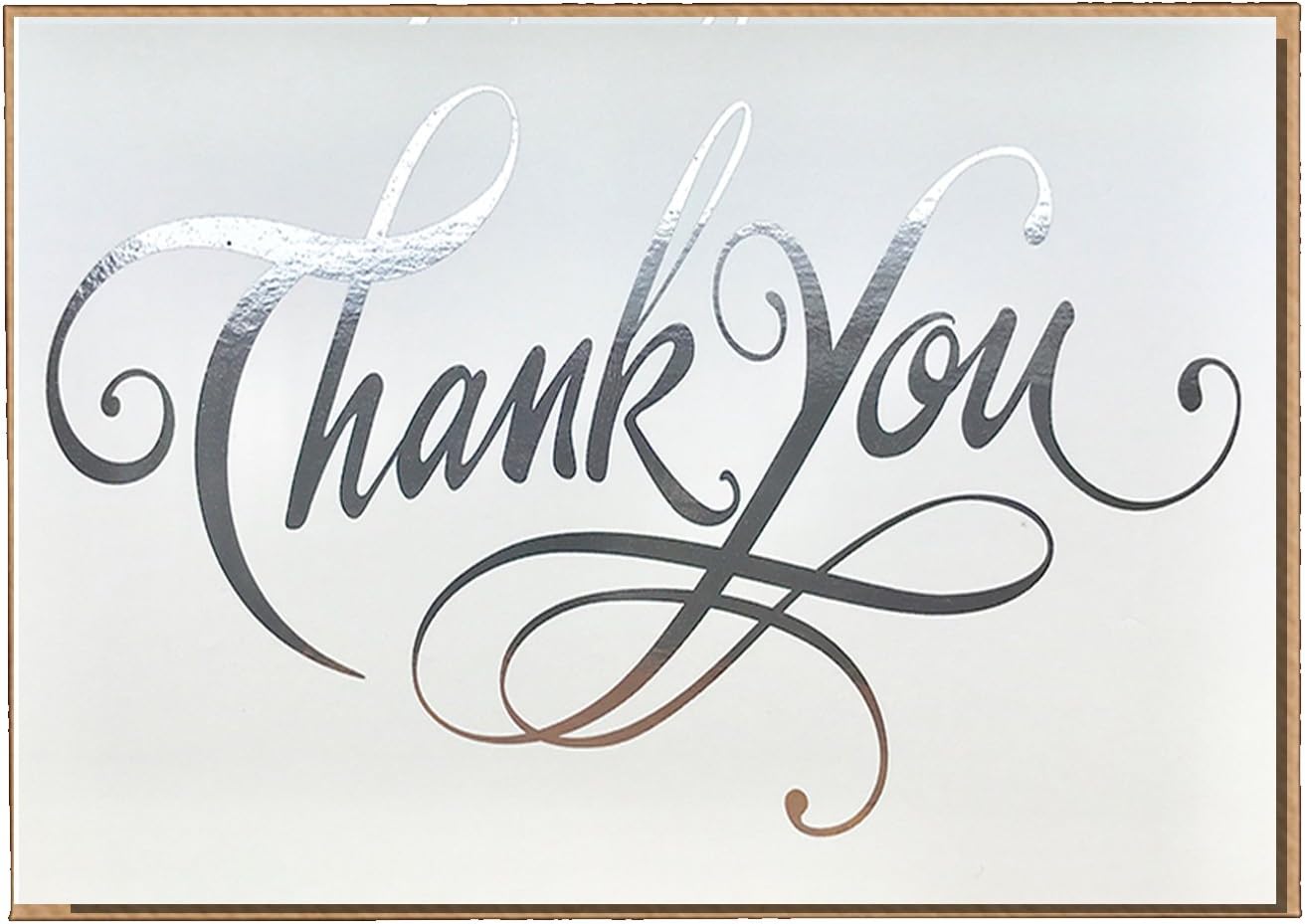 Thank You Cards - Pack of 10 A6 Postcard Style Luxury Cards
