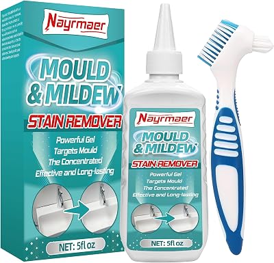 Nayrmaer Mould Remover Gel 5fl oz with Brush for Bathroom Cleaning