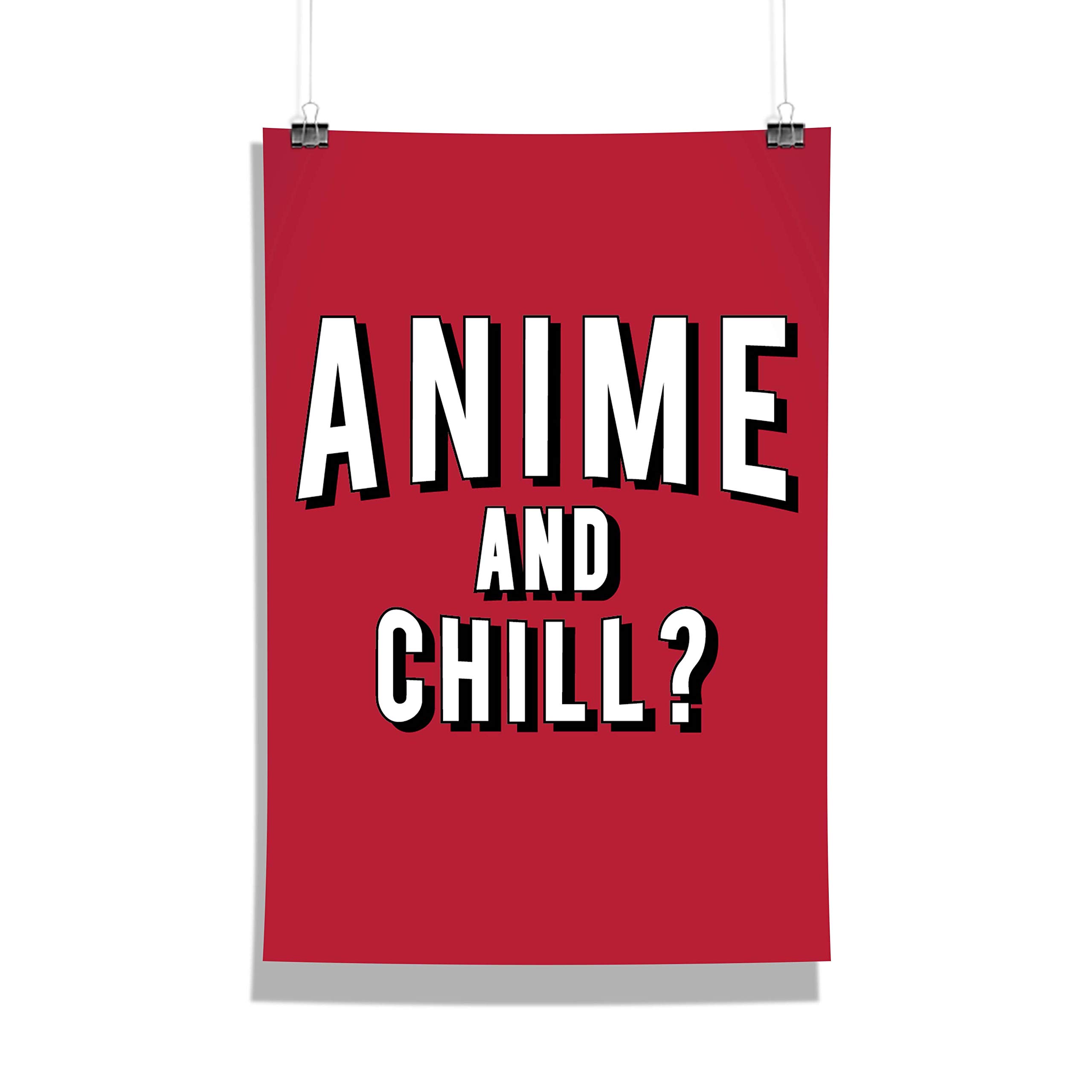MC SID RAZZ Anime and Chill Wall Decor Poster (Paper, A3 Size, Multicolour)