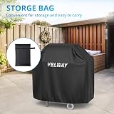 Velway Barbecue Cover Waterproof Heavy Duty 210D Oxford 117x66x117 cm view 6