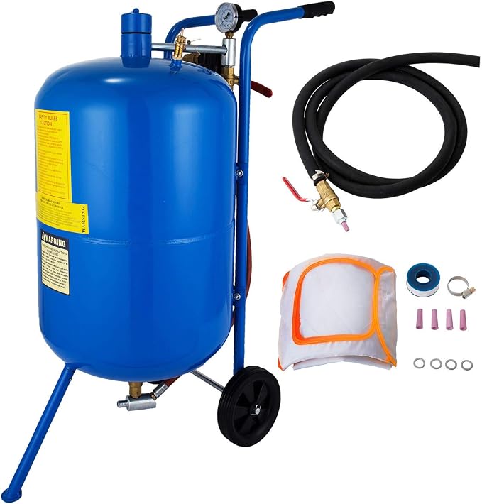 75L 20 Gallon Soda Sandblaster Machine Portable Sand