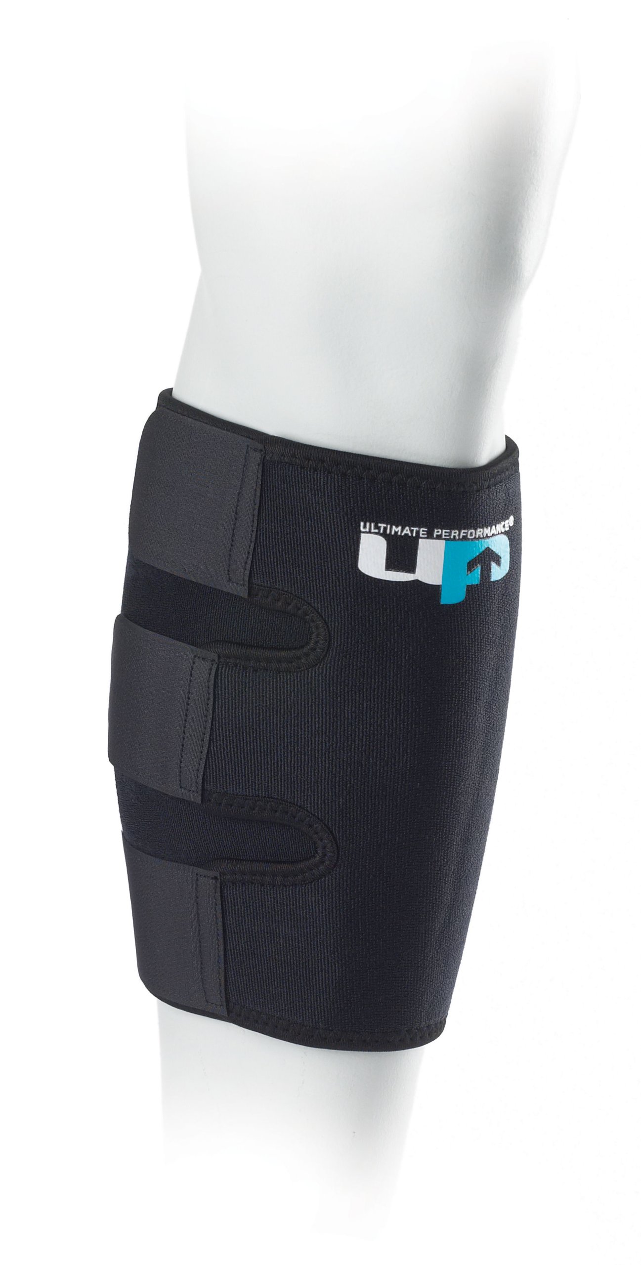 Ultimate Performance Men's Neoprene Shin/Calf Support, Black, Large