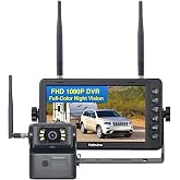 Haloview BThandy7 Wireless Backup Rear View FHD 1080P Hitch Camera and Monitor System for RV/Trailer/Pickup