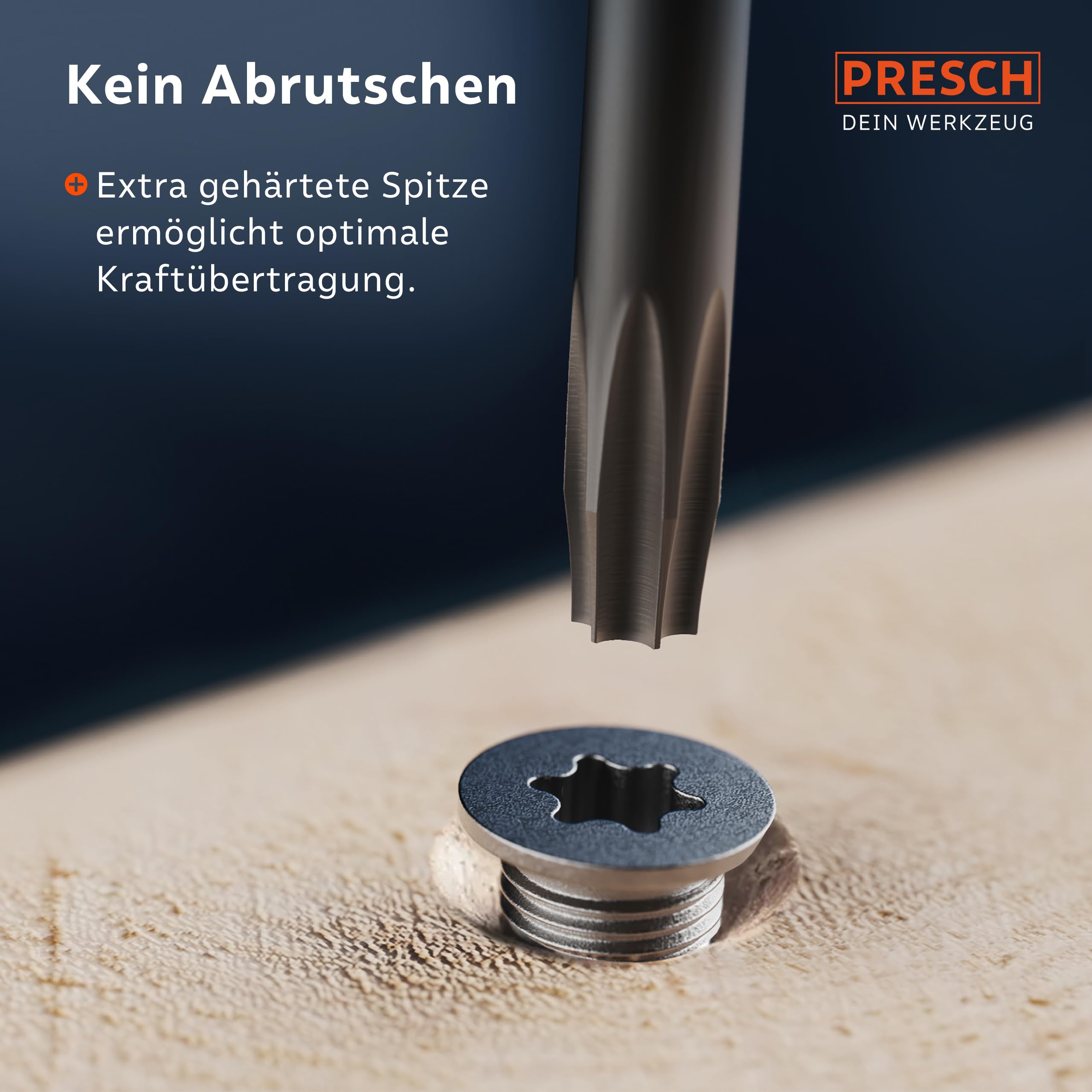 Presch TX Schraubendreher Set 6-teilig - Hochwertige, magnetische Sternschraubenzieher - Innensechsrund T Schraubenzieher Satz - Profi Werkzeug zum Schrauben 7