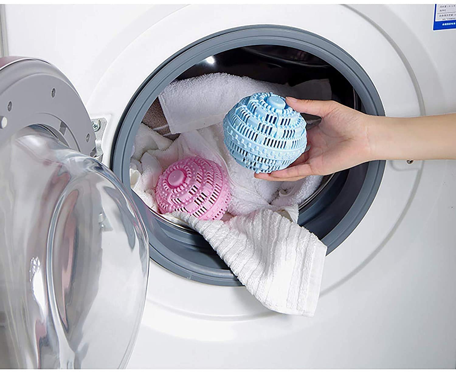 HOMESTY Washing Ball for Washing Machine, EcoFriendly Laundry Balls