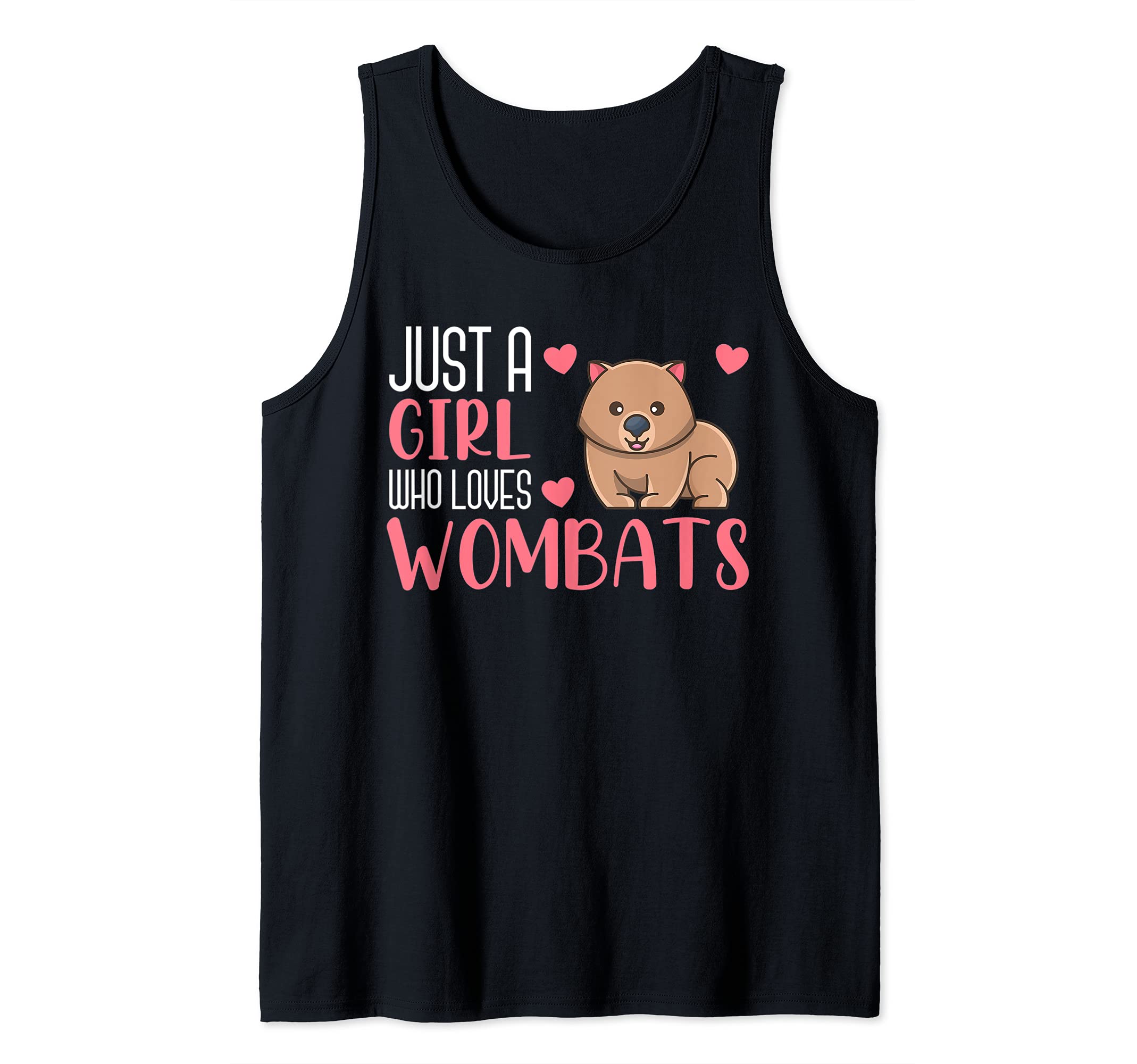 Just A Girl Who Loves Wombats Zoo Keeper Australia Wombat Tank Top