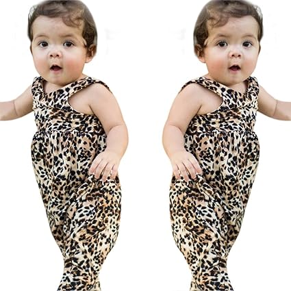 kids leopard print jumpsuit