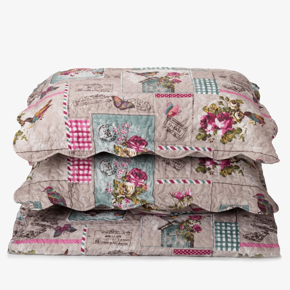 Printed Quilt Coverlet Set Bedspread Full/Queen Size (86\