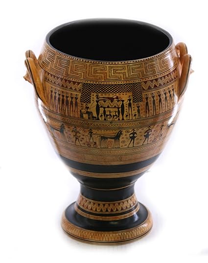 The Dipylon Krater Geometric Period Vase Ancient Greek Pottery