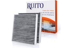 RUITO Cabin Air Filter, CF10285 for 4Runner, Avalon, Camry, Corolla, Tundra, Highlander, Mirai, RAV4, Sequoia, IS250, RX350, ES300h, F-PACE, XF, Range Rover, Discovery, Not Fit 2016 Prius