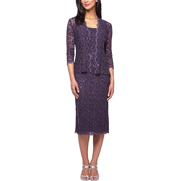 Amazon.com: Alex Evenings Womens Tea Length Embroidered Bodice Mother of  The Bride Gown, Wedding Guest Dress (Petite and Regular Sizes) : Clothing,  Shoes & Jewelry