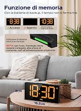 GOLOZA Digital Alarm Clock with 4 Brightness Levels Dual Alarms USB Port 12/24H view 6