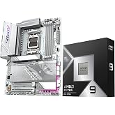AMD 9950X3D2 Processor with GIGABYTE X870E AORUS Elite WiFi ICE Motherboard | Micro Center CPU Motherboard Combo,Ryzen 9, ATX, DDR5, 4X M.2, PCIe 5.0, USB4, WIFI7, 2.5GbE LAN, EZ-Latch