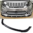 NOPOCA Front Bumper Lip Fit for 2014-2021 Jeep Grand Cherokee SRT /2018-2021 Trackhawk Sport Splitter Spoiler Diffuser Protector Guard Wing Body Kit Air Dam Accessories (Matte Black)