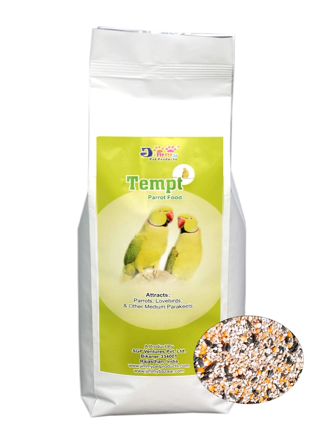 Buy Jimmy Pet Products Tempt Parrot Wild Bird Food Refill For Bird