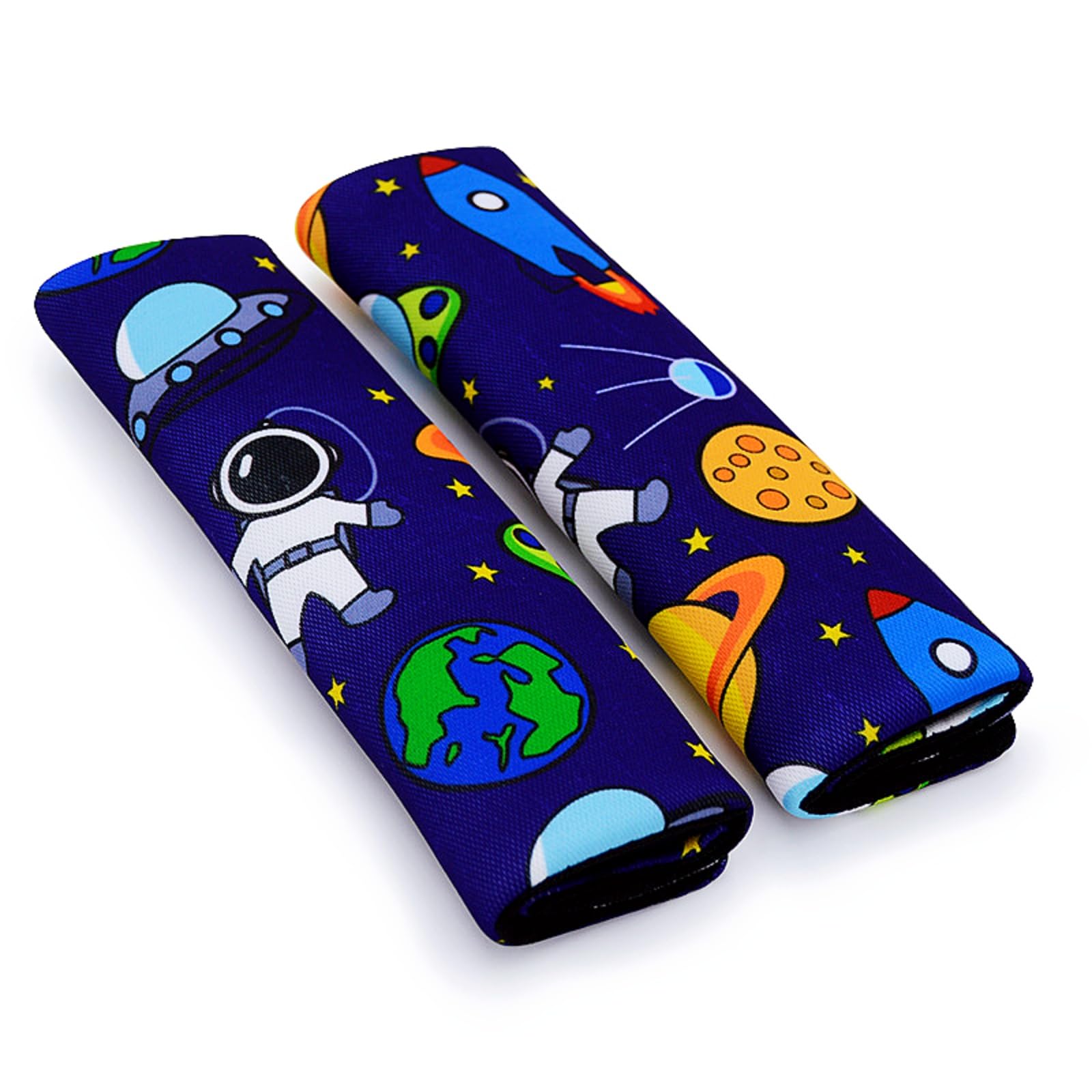 MHwan Seat Belt Pads, 2 Pcs Fantasy Space Travel Seatbelt Covers Kids, Breathable and skin-friendly seat belt covers, wear-resistant and durable, Protect childrens shoulders and neck seatbelt pad