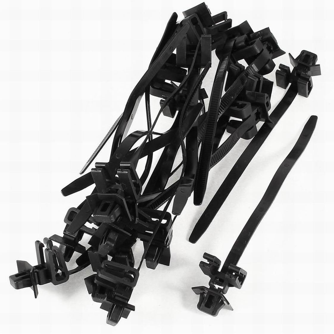 Ucland Nylon Auto Car Push Mount Wire Cable Tie,121mm x 6