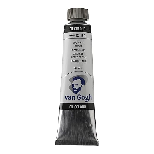 40ml Van Gogh Oil Paint Titanium white Series 1 Amazon.co.uk