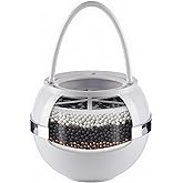 Crystal Quest Bath Ball Water Filter for Bathtub - 3-Stage Filtration, Removes Chlorine, Chloramine & Byproducts, 2,500 Gallo