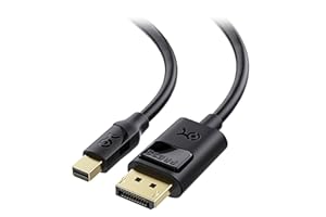 Cable Matters 8K Mini DisplayPort to DisplayPort Cable (DisplayPort to Mini DisplayPort 1.4 Cable) 6 Feet with 8K 60Hz Video 